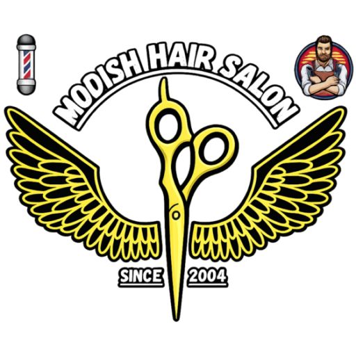 modish hair salon logo
