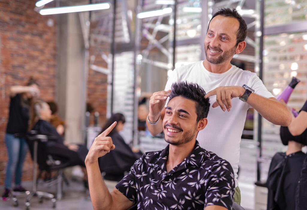 Professional keratin hair treatment at Modish Hair Salon