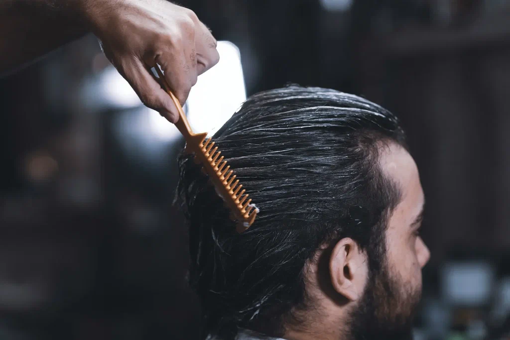 Professional keratin hair treatment at Modish Hair Salon