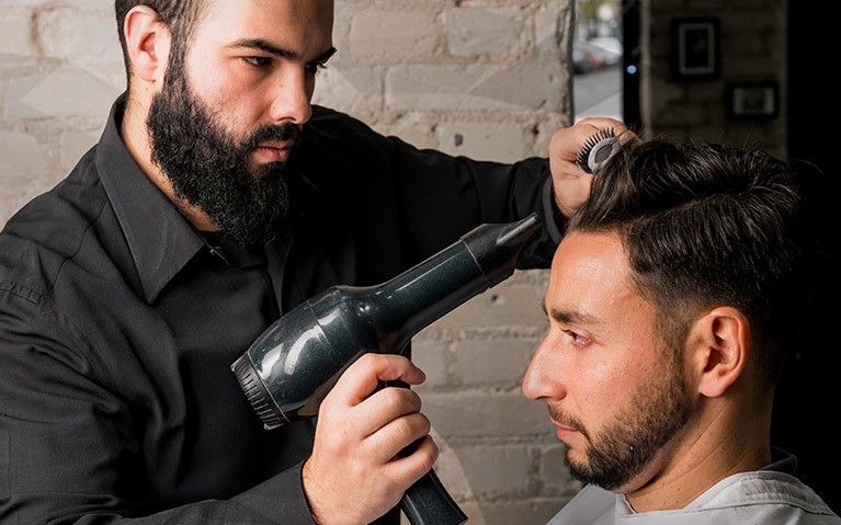 Professional hair straightening consultation and service at Modish Hair Salon